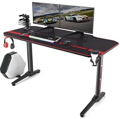 Vitesse T-Shaped Gaming Desk